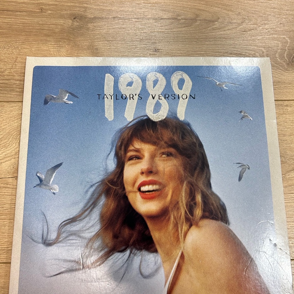 Taylor Swift Cream & Sky Blue 1989 (Taylor's Version) Portrait Poster